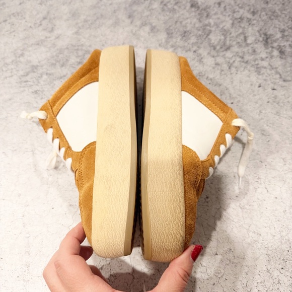 Vintage Havana Val platform sneaker mules camel suede Slip On Size 8 - Picture 4 of 8
